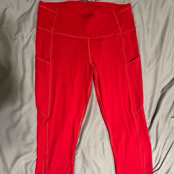 Red Lululemon leggings - Picture 1 of 10